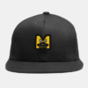 Gorro color negro bordado