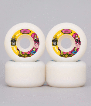Ruedas para Skateboard Medida 56mm /101A Dureza B.Cornejo Amarillo