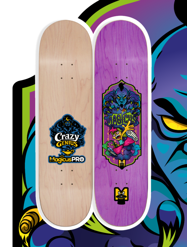 Genius PRO Skateboard Deck 8.0" / 8.125" / 8.25"