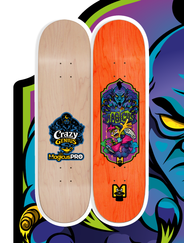 Genius PRO Skateboard Deck 8.0" / 8.125" / 8.25"