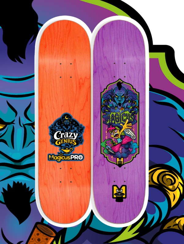 Genius PRO Skateboard Deck 8.0" / 8.125" / 8.25"