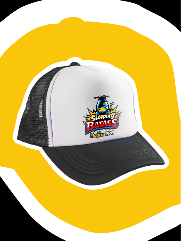 Sleeping Batass Trucker Skater Cap